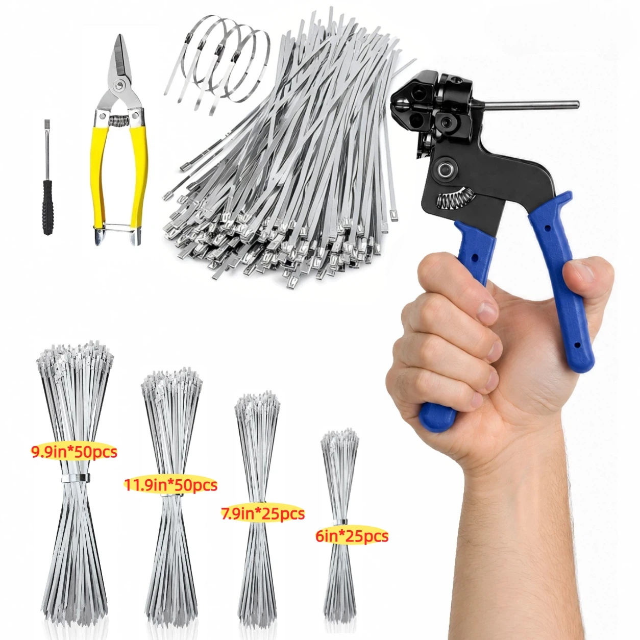 304 Stainless Steel Cable Tie Gun Set
