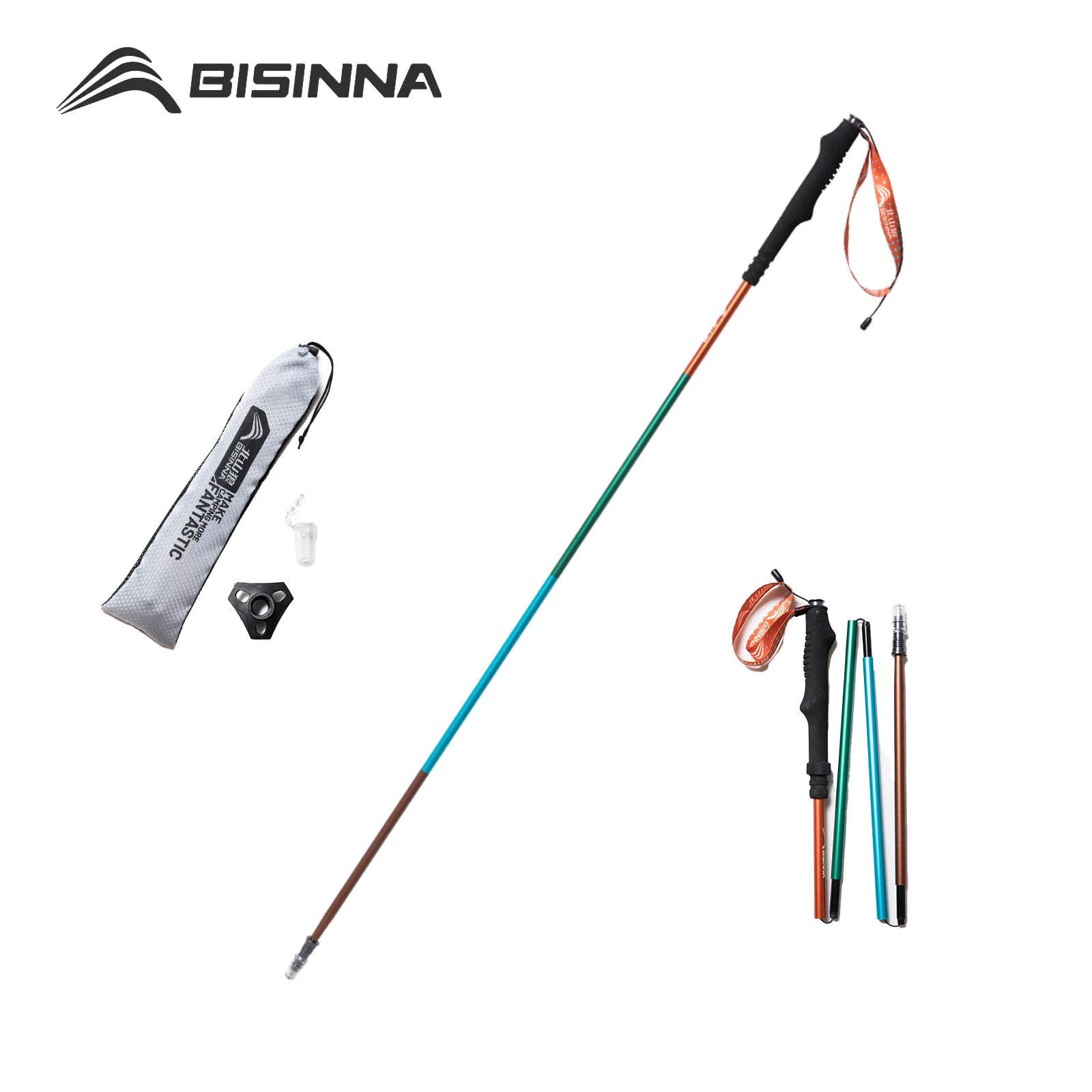 BISINNA Ultralight Aluminum Poles